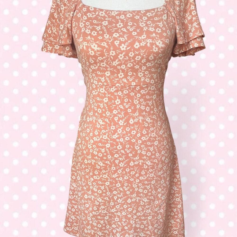 SO GOODS FOR LIFE Women's Pink Floral Mini Dress